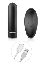 Vibratorul meu Duke Mini cu telecomandă USB Black Empire
