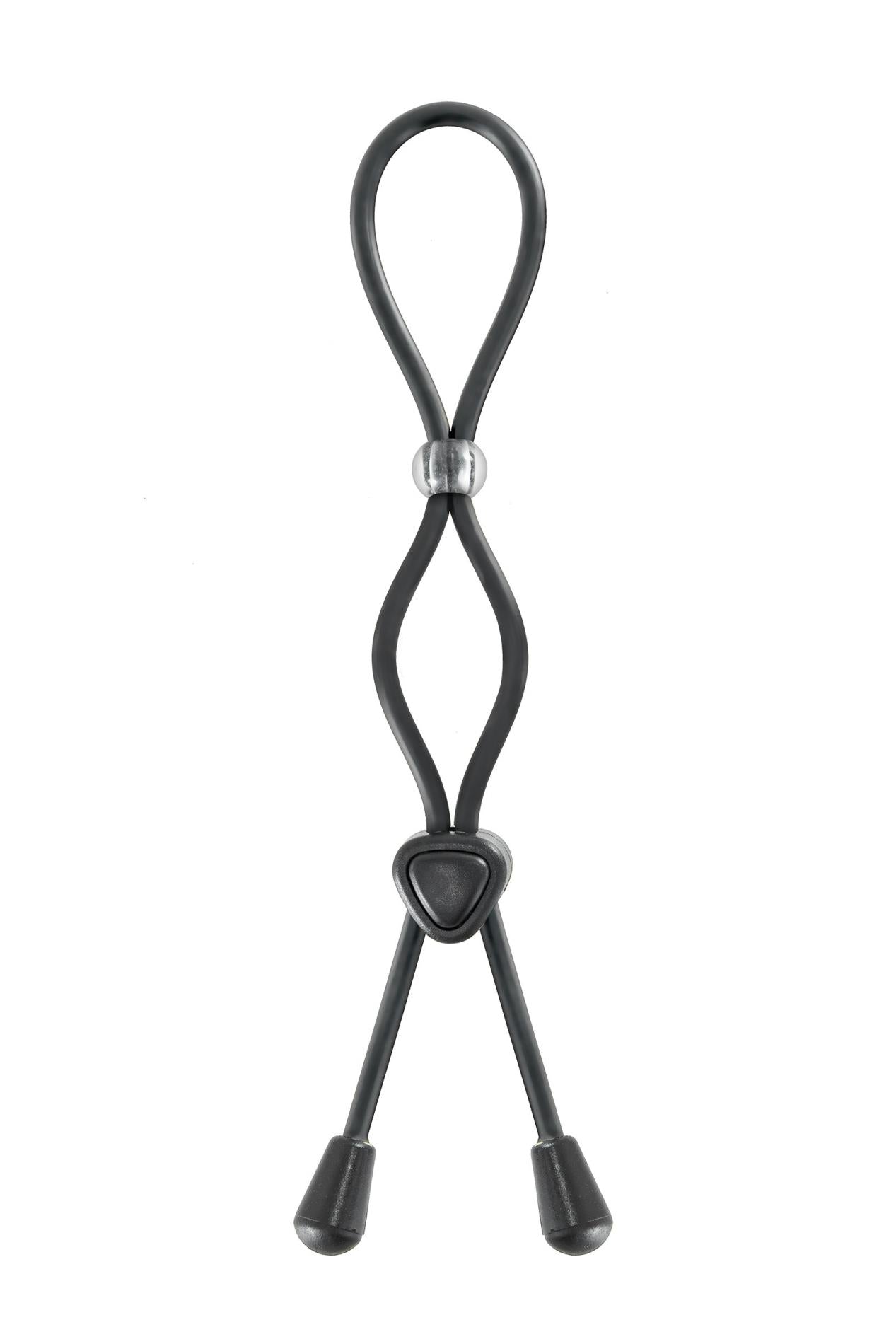 Inel dublu reglabil din silicon Junker albastru, 38 cm