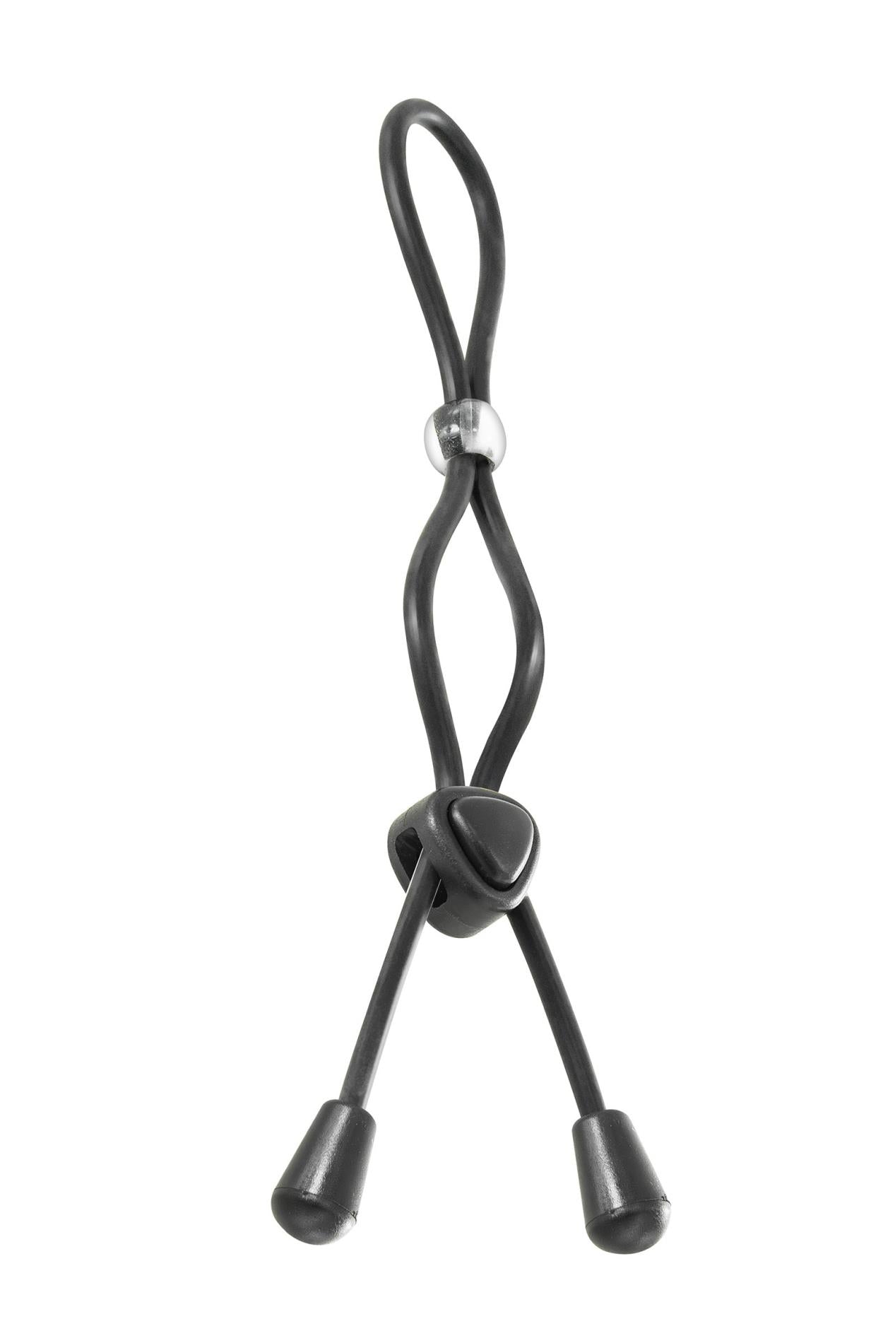 Inel dublu reglabil din silicon Junker albastru, 38 cm