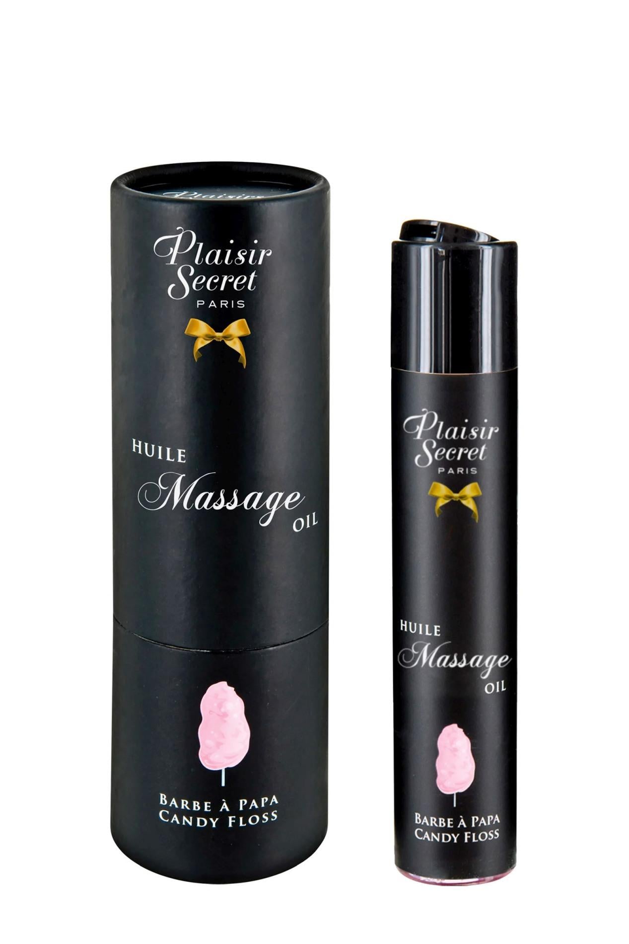 Plaisir Secret Ulei de masaj comestibil din vată de zahăr 59 ml