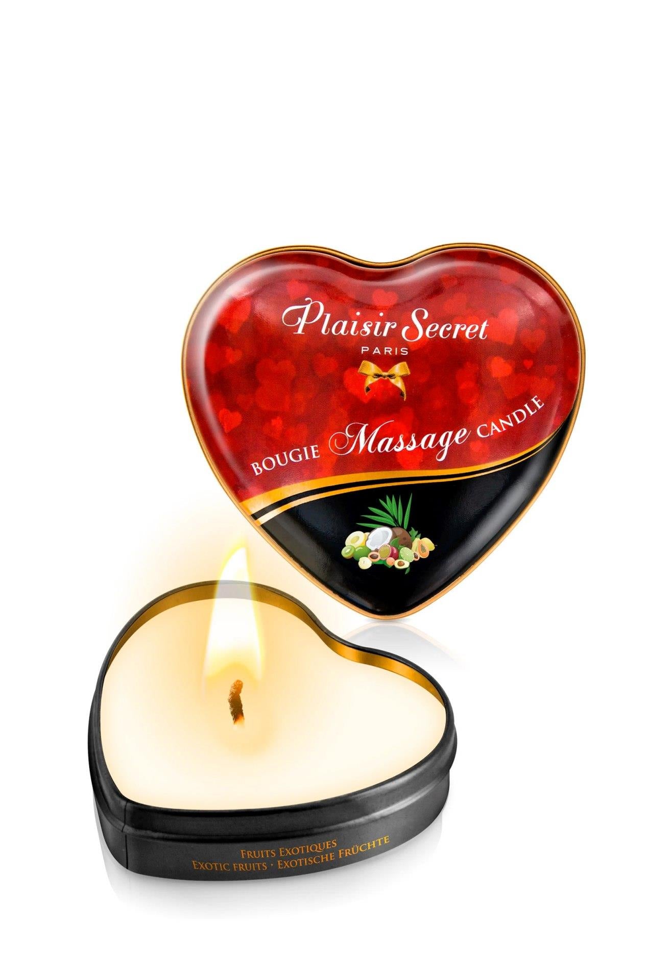 Lumânare de masaj cu fructe exotice Secret Pleasure 35 ml