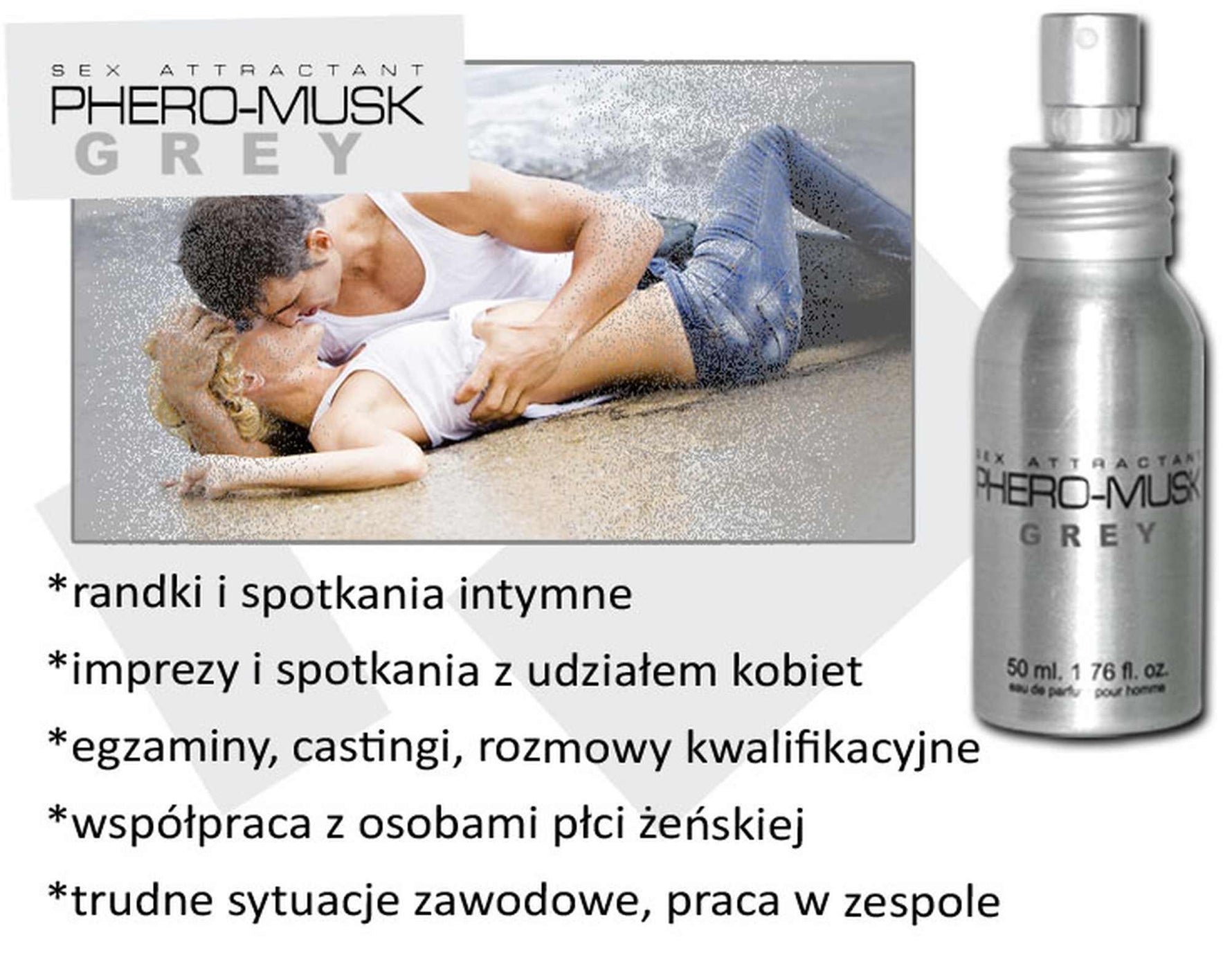 Phero Musk Grey Aurora Feromoni pentru bărbați 50 ml