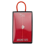 Bratara Argint 925 pentru Dama, Jolie, Model Copac in Inima, Martisor Bratara de 1 Martie, Pandativ Argintiu cu Snur