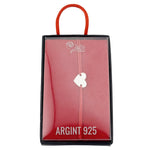 Bratara Argint 925 pentru Dama, Jolie, Model Inimioara plina, Martisor Bratara de 1 Martie, Pandativ Argintiu cu Snur