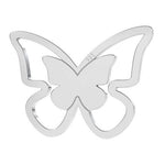 Martisor Bratara Argint 925, Jolie, Model 2 Fluturi, Martisor de 1 Martie, cu Snur Rosu, Argintiu