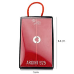 Bratara Argint 925 pentru Dama, Jolie, Model Inima Decupata, Martisor Bratara de 1 Martie, Pandativ Argintiu cu Snur