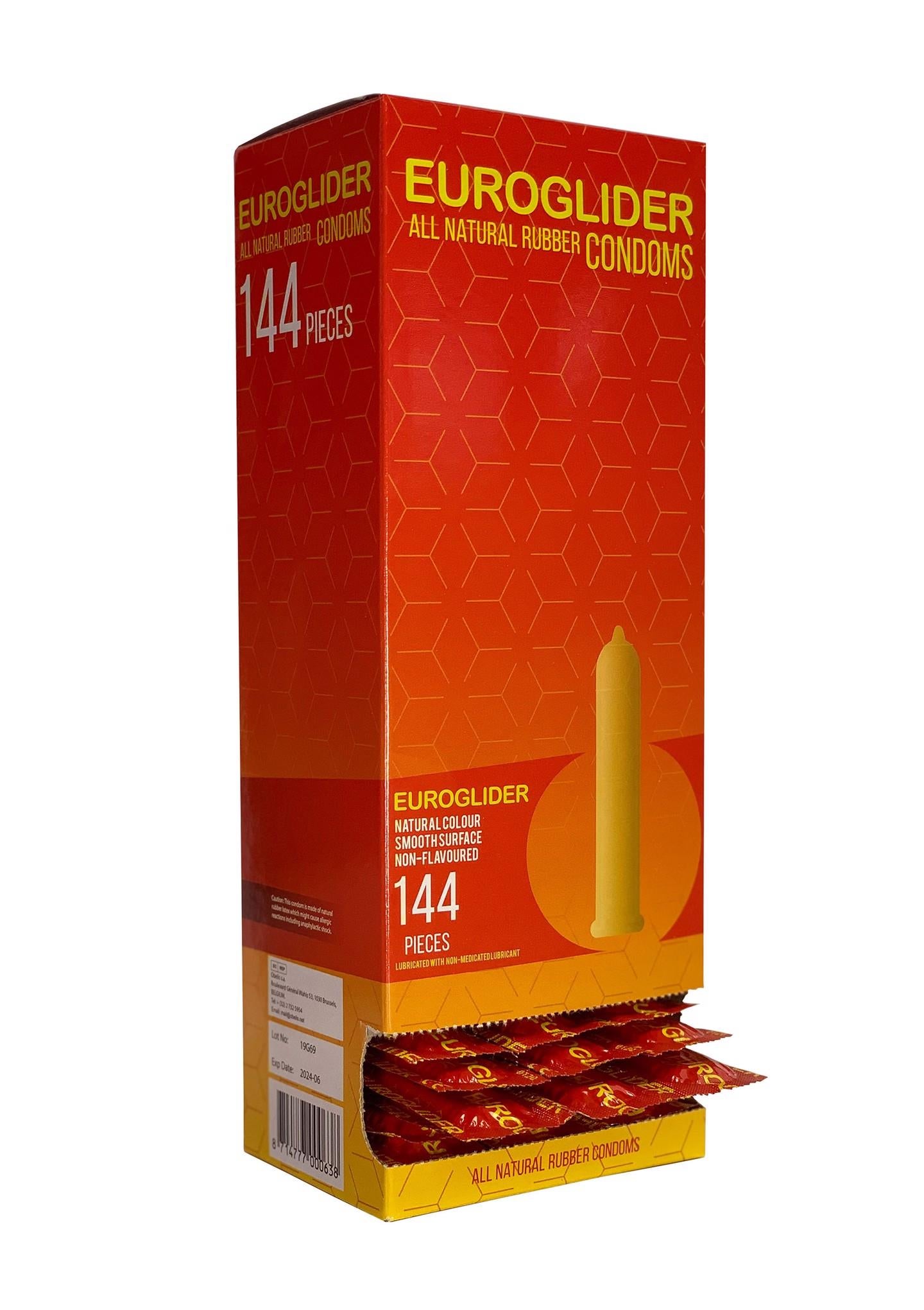Prezervative Euroglider 144 bucăți naturale