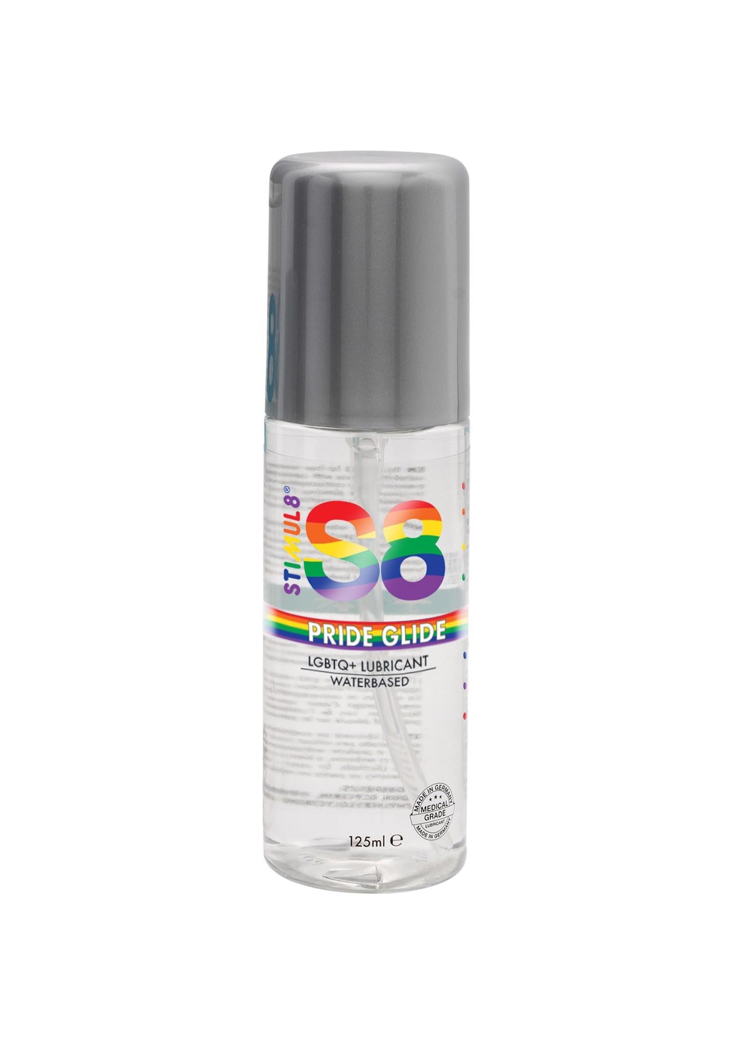 Lubrifiant natural pe bază de apă S8 Pride Glide 125 ml