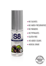 Lubrifiant aromat S8 coacăze negre 50 ml