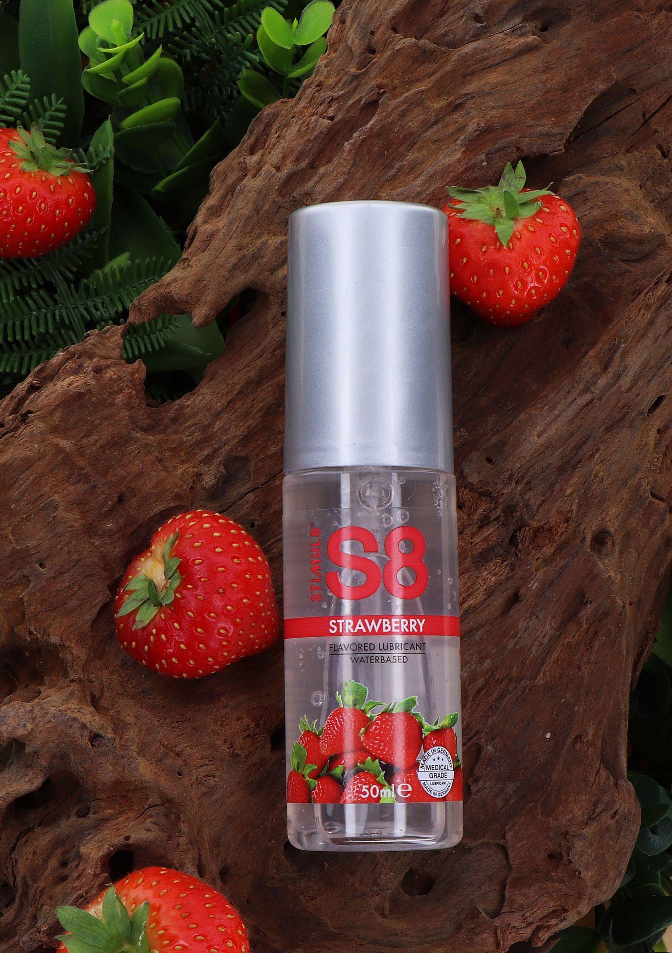 Lubrifiant cu aromă de căpșuni S8 125 ml
