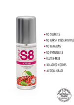 Lubrifiant cu aromă de cireșe Stimul8 S8 125 ml