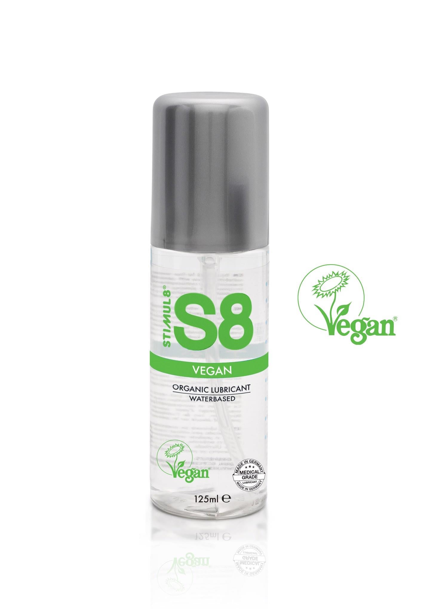 Lubrifiant vegan pe bază de apă S8 125 ml natural