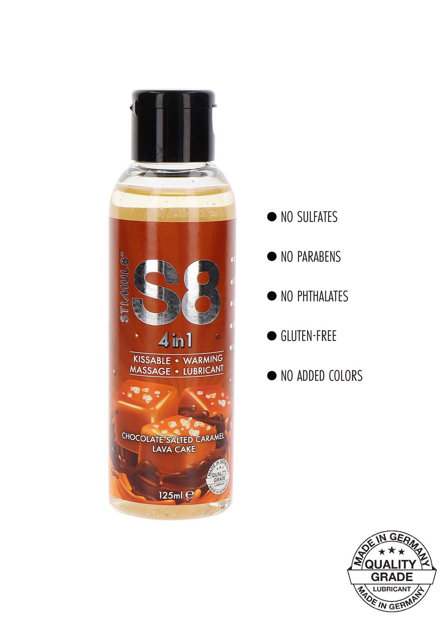 Lubrifiant pentru deserturi Stimul8 S8 4 în 1 cu ciocolată 125 ml