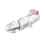 Extensor vibrant pentru penis Baile cu proeminențe de 2 cm