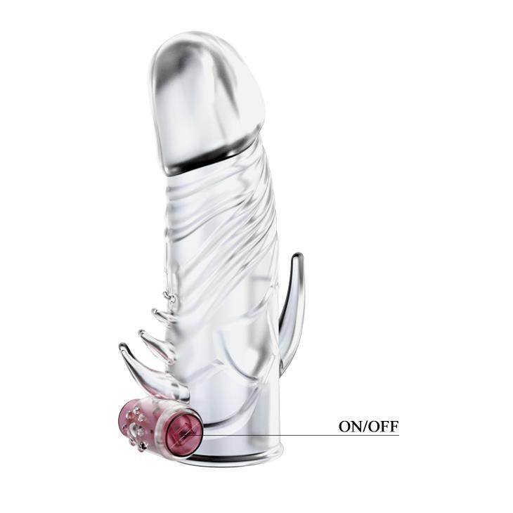 Extensor vibrant pentru penis Baile cu proeminențe de 2 cm