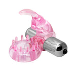 Inel vibrant pentru penis Baile Love Rabbit, roz
