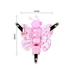 Stimulator vibrant fluture roz Baile cu strap-on
