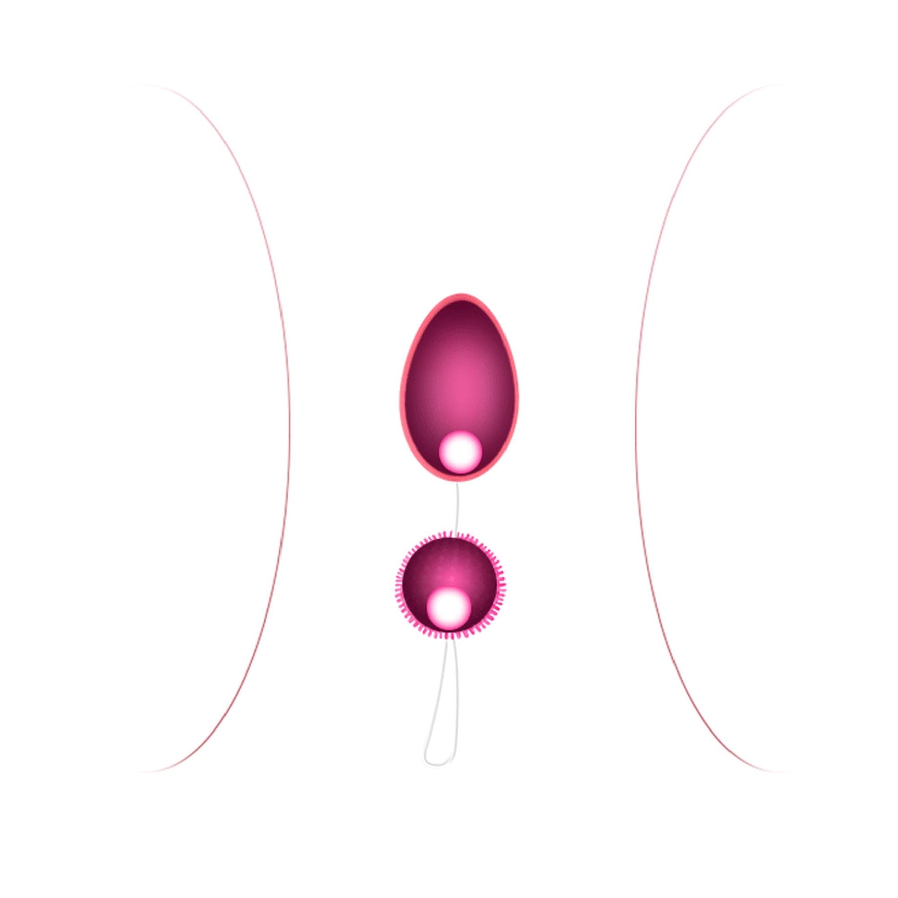 Perle anale echilibrate Baile Twins Ball