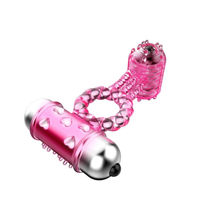 Inel vibrant pentru penis Baile Sweet, roz, 10 funcții