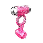 Inel vibrant pentru penis Baile Sweet, roz, 10 funcții
