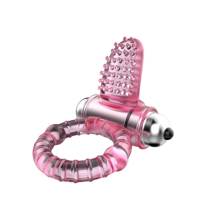Inel vibrant pentru penis Baile Sweet, roz