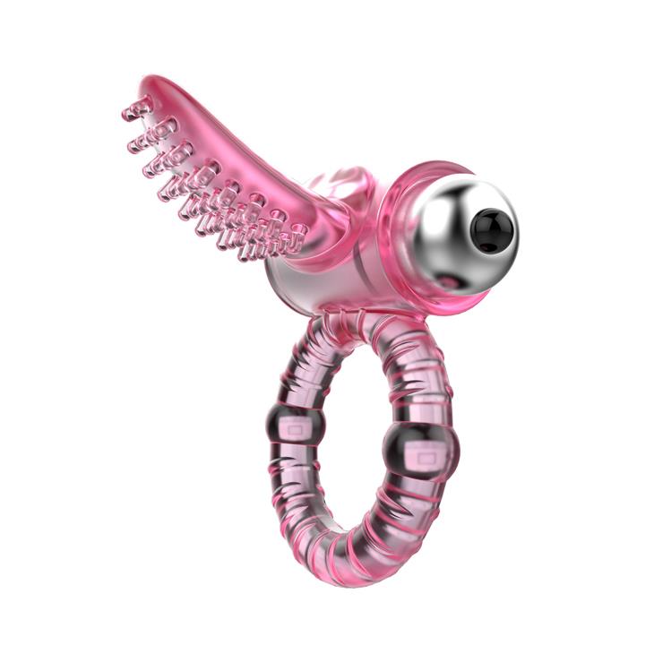 Inel vibrant pentru penis Baile Sweet, roz