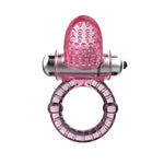 Inel vibrant pentru penis Baile Sweet, roz