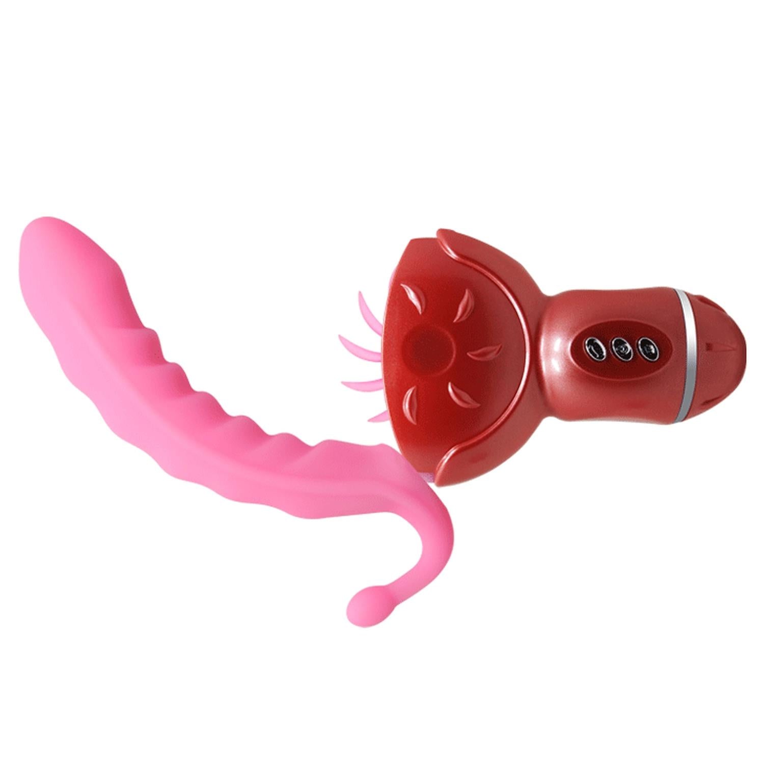 Stimulator clitoridian flexibil din silicon Baile Rolling Fun II