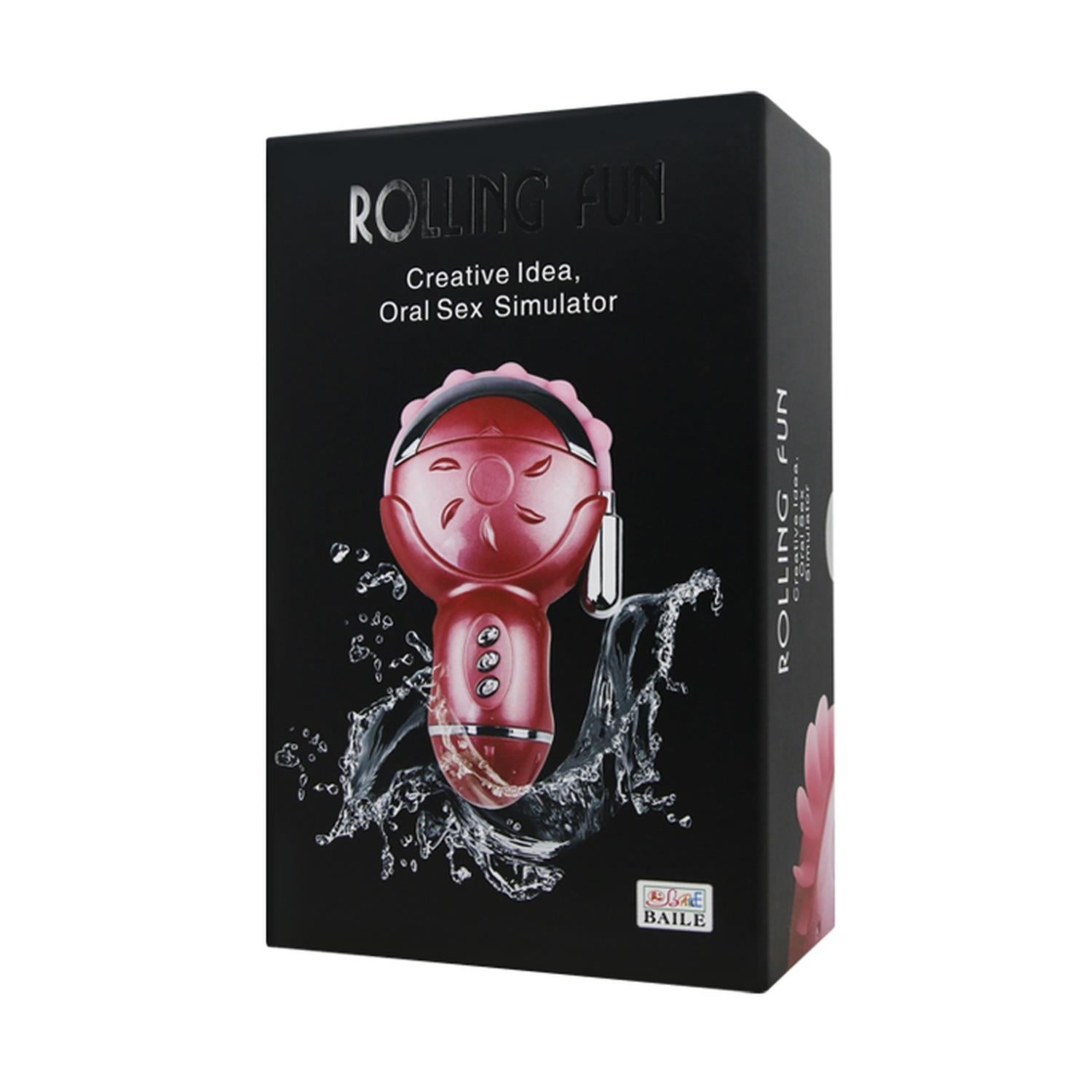 Stimulator clitoridian flexibil din silicon Baile Rolling Fun II