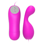 Vibrator mini Baile din silicon roz cu 12 funcții și telecomandă