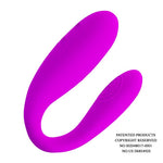 Stimulator clitoridian USB din silicon violet Pretty Love Fascination