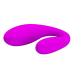 Stimulator clitoridian USB din silicon violet Pretty Love Fascination