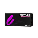 Stimulator clitoridian USB din silicon violet Pretty Love Fascination