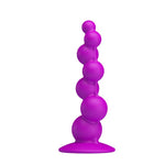 Dop anal cu ventuză din silicon Pretty Love violet