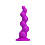 Dop anal cu ventuză din silicon Pretty Love violet