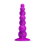 Dop anal cu ventuză din silicon Pretty Love violet