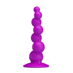 Dop anal cu ventuză din silicon Pretty Love violet