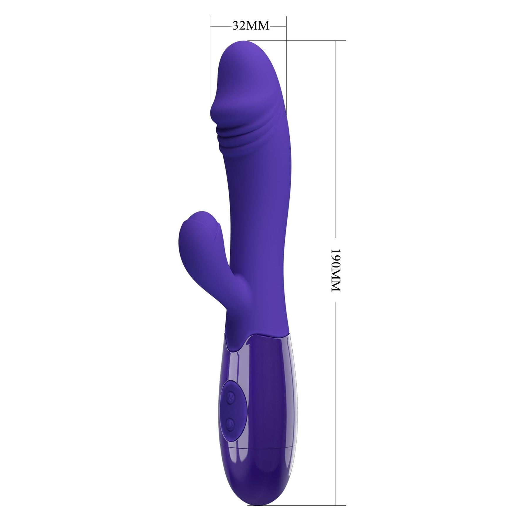 Vibrator Pretty Love Snappy pentru tineri, model iepuraș, 30 de vibrații