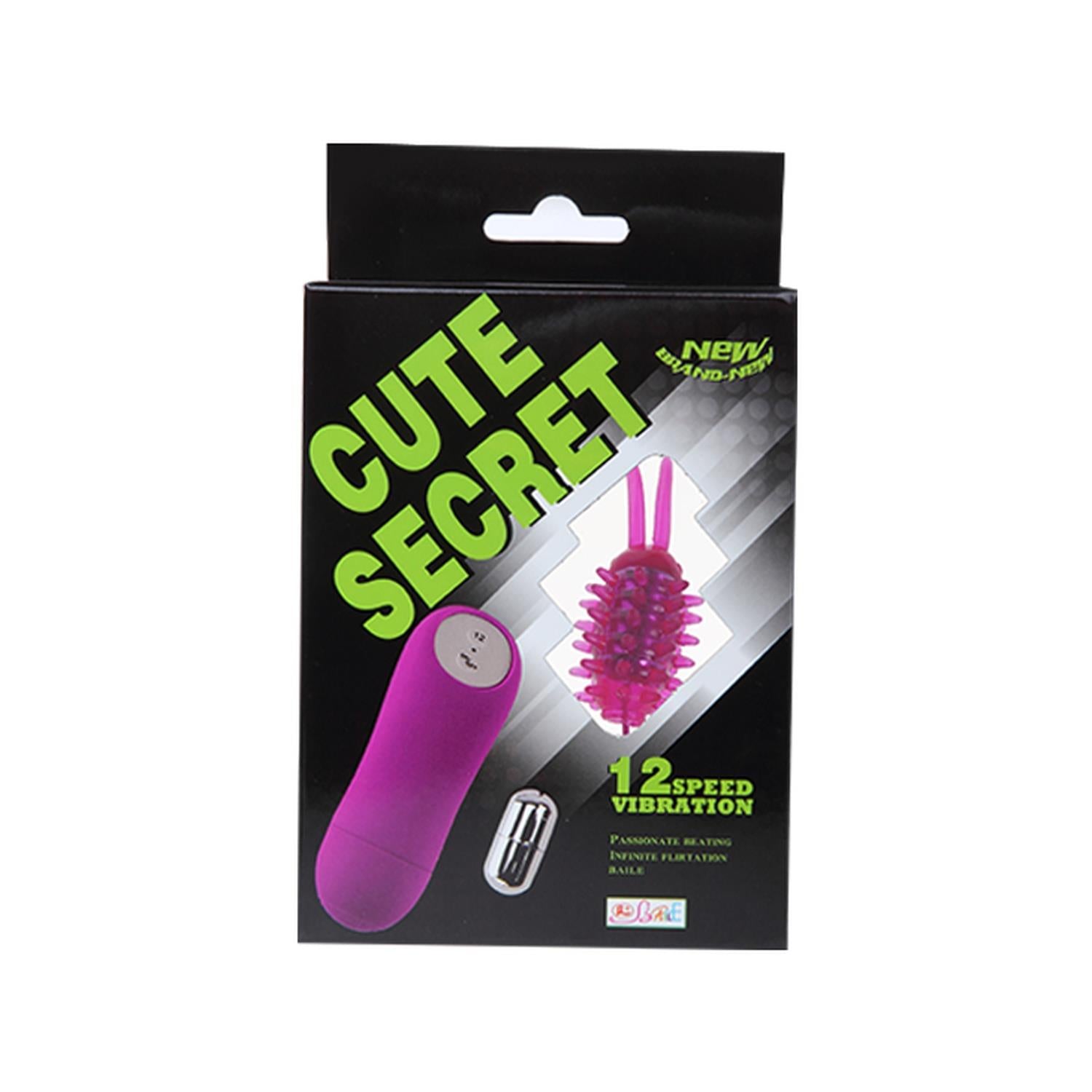 Vibrator mini Baile Cute Secret cu 12 funcții