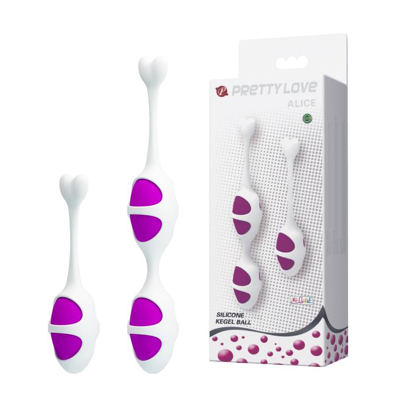 Bile Kegel Pretty Love Alice din silicon, impermeabile, 3,7 cm