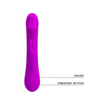 Vibrator Pretty Love Clement din silicon pentru iepure, 30 de moduri, 21 cm