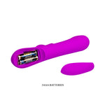 Vibrator Pretty Love Clement din silicon pentru iepure, 30 de moduri, 21 cm