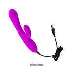 Vibrator USB pentru punct G Pretty Love Victor, 30 de funcții