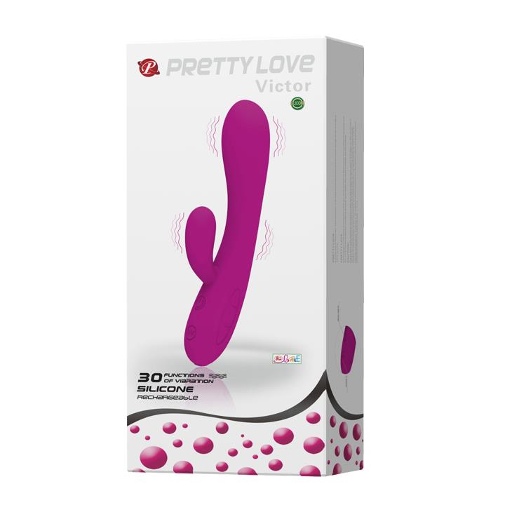 Vibrator USB pentru punct G Pretty Love Victor, 30 de funcții