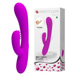 Vibrator Pretty Love Harry Bunny, mov, rezistent la apă, 30 de funcții