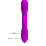 Vibrator Pretty Love Harry Bunny, mov, rezistent la apă, 30 de funcții