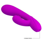Vibrator Pretty Love Harry Bunny, mov, rezistent la apă, 30 de funcții