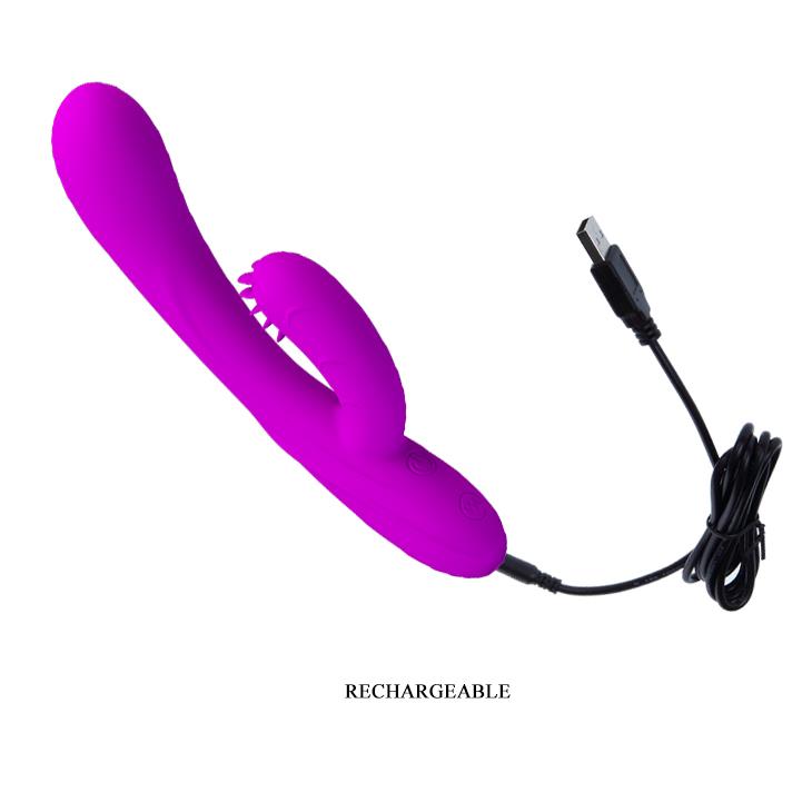 Vibrator Pretty Love Harry Bunny, mov, rezistent la apă, 30 de funcții