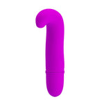 Vibrator Pretty Love Dana Mini pentru Punct G, Silicon, Mov, 10 Moduri