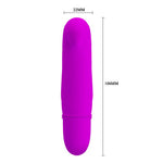 Vibrator Pretty Love Dana Mini pentru Punct G, Silicon, Mov, 10 Moduri